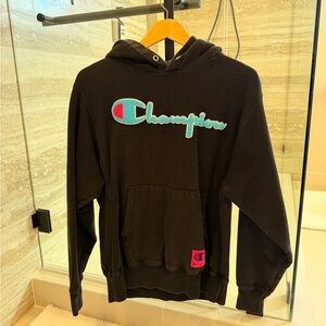 Champion Hoodie with Blue Carpet Logo